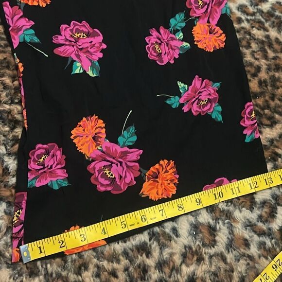 Torrid Black Floral Off Shoulder Design Contemporary Boho Feminine Jumpsuit - Picture 13 of 16